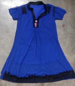 Blue Casual Dress