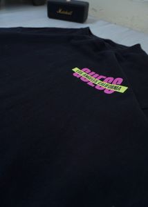 Guess Black Graphic Print Sweatshirt