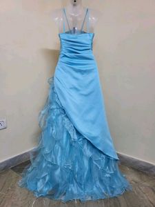 Elegant Blue Ethnic Gown
