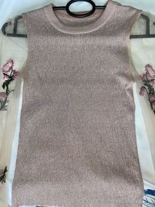 Peach Stretchable Top