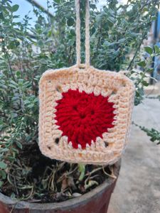 Crocheted Heart Ornament + Freebie Bookmarks