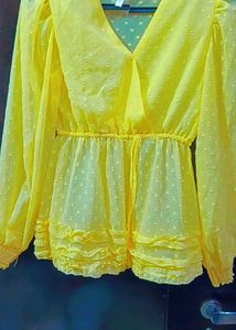 Preety Lime Green Top