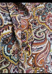 Patterned Brown Top