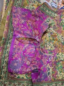 Beautiful Heavy Work Net Saree