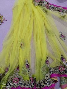 Elegant Embroidered Saree