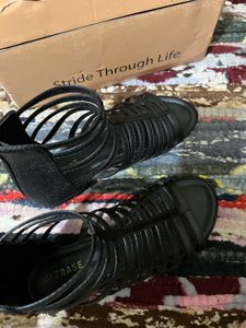 Black Gladiator Sandals