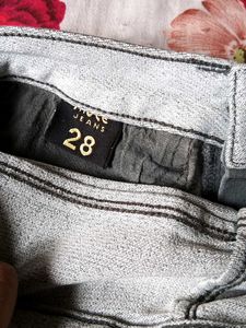 Gray Denim Jeans