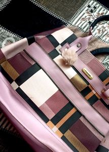 Pink Shade Imported Handbag
