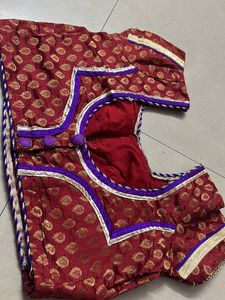 Two Blouse Maroon And Cotton  Red