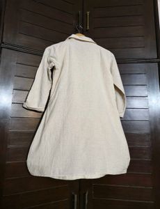 IIZHAR Women Off White Embroidered Co-ord Set