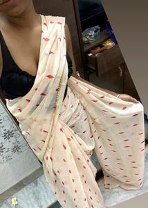 Pre Drapped saree With Blouse