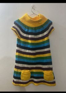 Striped Knit Mini Dress