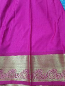 ArtSilk Saree - Blue &amp; Pink