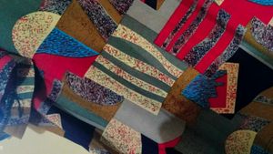 Retro Patchwork Top