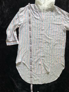 Striped Up-down Shirt Dress for Her 🤩🤩