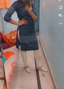 Elegant Blue Kurta WITH FREEBIES!!