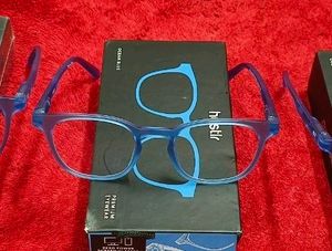 Ocean Blue Full Rim Wayfarer Lenskart HUSTLR Frame