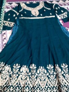 Semi Stitched Ethnic Gown