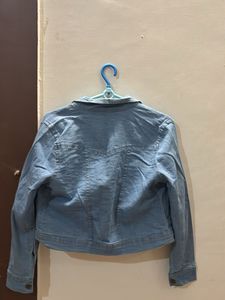 Vintage Floral Embroidered Denim Jacket