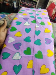 Heart Print Pure Cotton Fabric
