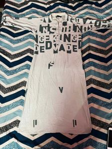 Unique Graphic Print Dress