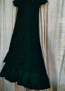 Emerald Green Embellished Dress