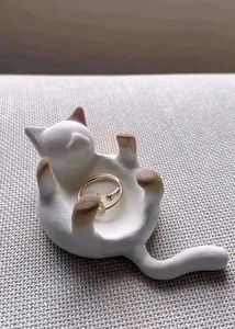 Cute Cat Ring Holder
