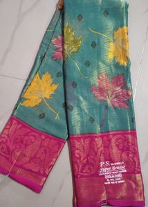 Trending 🔥🔥soft Chiffon Brasso Sarees