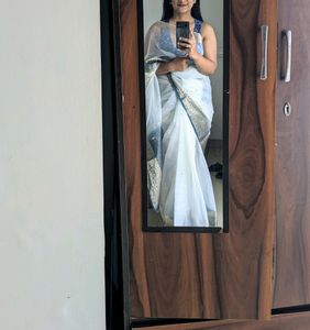 Organza Trendy Party Wear Saree, Wedding Saree