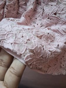 Dusty Pink Lace Top