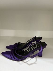 Zara Satin Sling back Heel