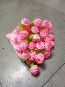 Cute Crochet Flower Bouquet Blanket