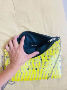 Unique Yellow Clutch