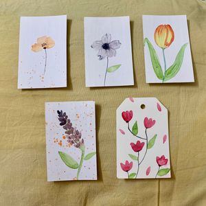 Floral Watercolor Bookmarks
