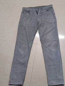Gray Denim Jeans