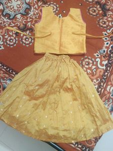 Girls' Festive Lehenga Choli Set