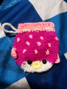 Crochet Puffer Fish Bag