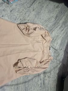 Elegant Pearl Sleeve Blouse