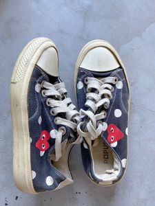 Polka Dot Canvas Sneakers