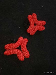 angry Crochet Hair Clip (1)