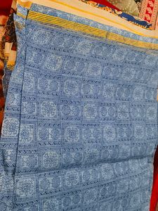 Blue Colour Fashionable Saree