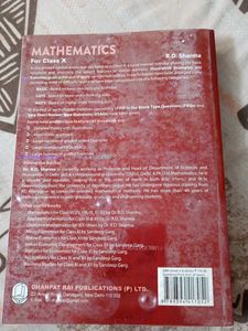 R.D. Sharma Mathematics Class X