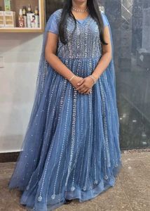 🔥😍last price updated Wedding Party Wear Gown ❤️