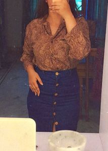 Blue Denim Skirt