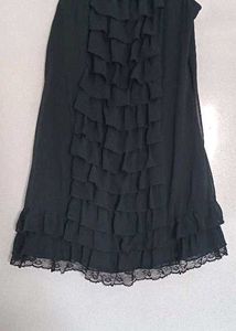 Coquette Black Dress