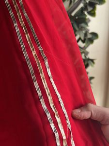 Red &amp; Gold Ethnic Skirt