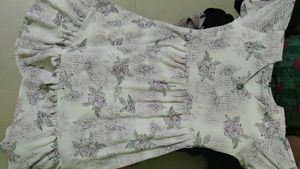 Floral Print Ruffle Dress