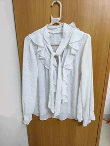 White Formal Top