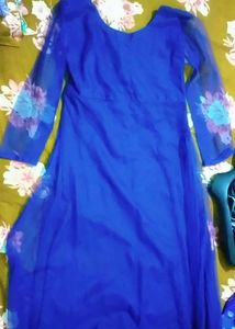 Navy Blue Ethnic Gown