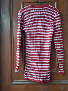 Hand Knit Crochet Sweater